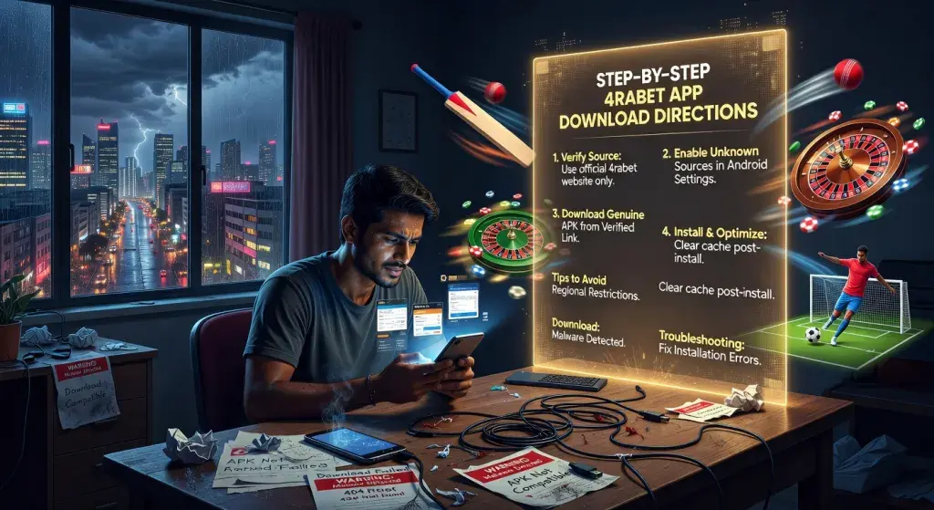 Download 4rabet APK Full Guide: Easy 4rabet app download instructions